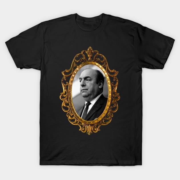 Pablo Neruda T-Shirt by TheLiterarian